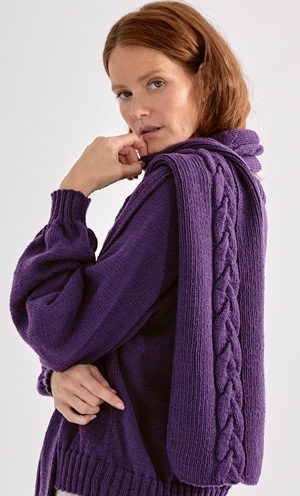 Sjaal - Cool Wool - Merino Classics 1 (model 24)