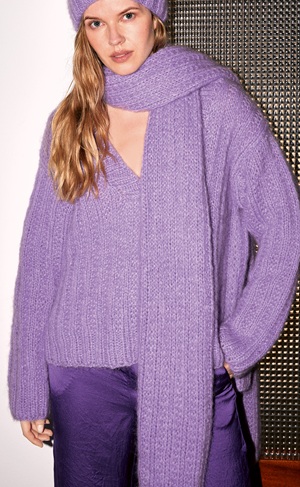 Sjaal - Mohair di Gio - Nera 3 (model 52)