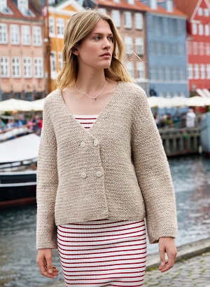 Vest - Natural Alpaca Pelo - Nordic Knits 3 (model 18)