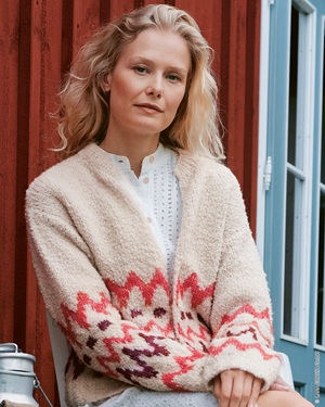 Vest - Orsettini & Natural Alpaca Pelo - Nordic Knits 5 (model 6)