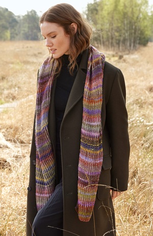 Sjaal - Colorissimo, Ecopuno en Brillino - Tücher & Co 9 (Model 14)