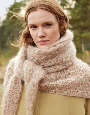 Stola - Natural Superkid Tweed & Co 9 (model 2)