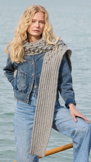 Sjaal - Cool Merino & Silkhair - Tücher & Co 10 (Model 14)