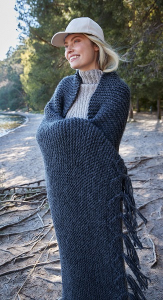 Deken - Novita Hygge - Hiding Place Knitted Blanket