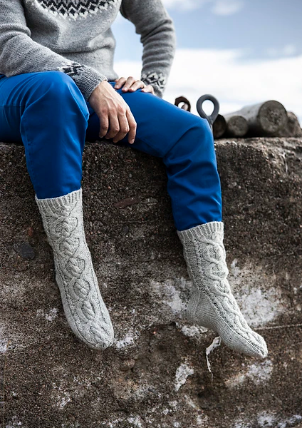 Sokken - Novita 7 Brothers - Stig Cabled Socks