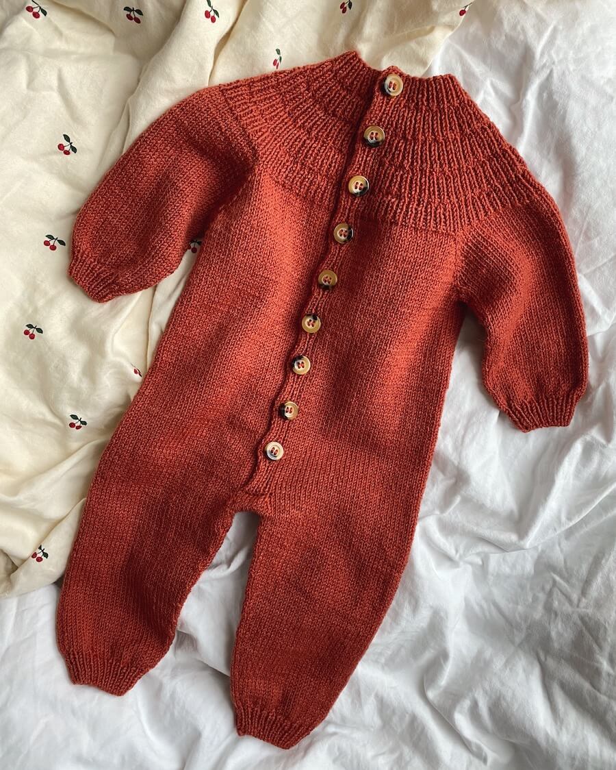 Babypakje - Cool Wool Baby - PetiteKnit - Anker's Onesie