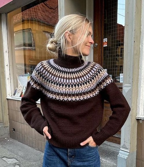 Trui - Peer Gynt - Celeste Sweater