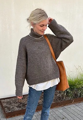Trui - Peer Gynt - Petiteknit - Chestnut Sweater