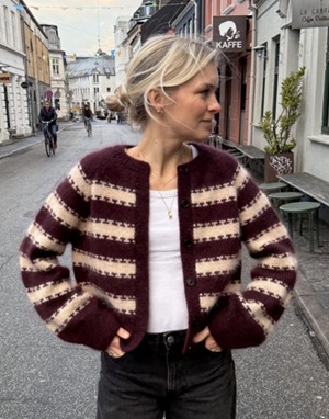 Vest - Merino Uno en Silkhair - PetiteKnit - Key Cardigan