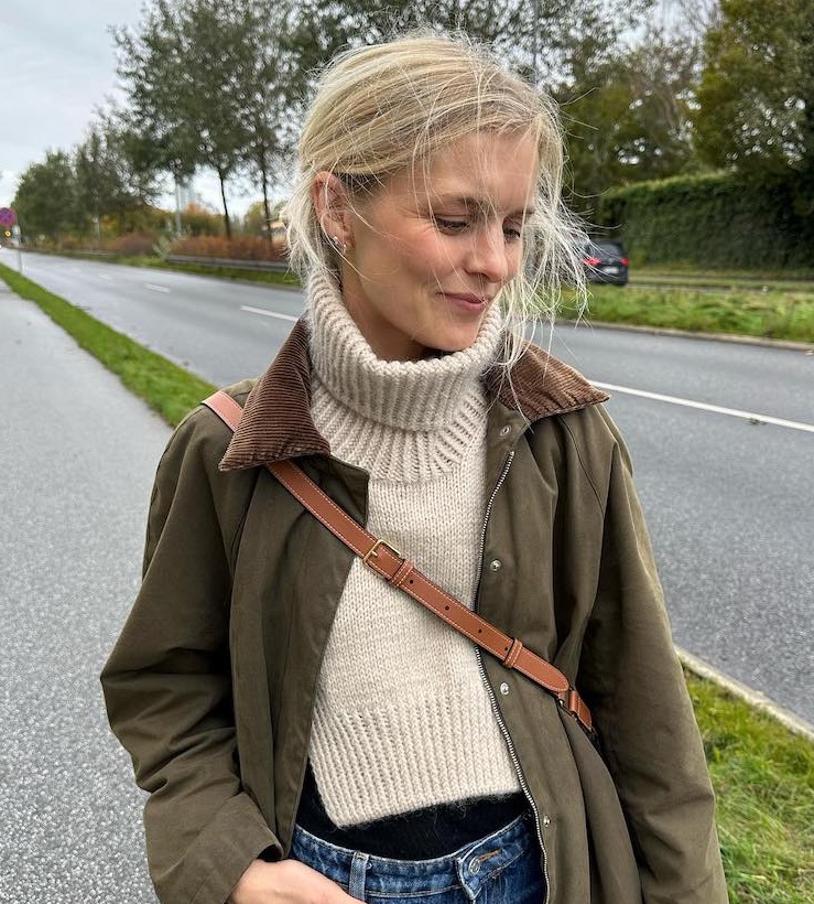Colsjaal - Baby Alpaca - PetiteKnit - Terrazzo Neck