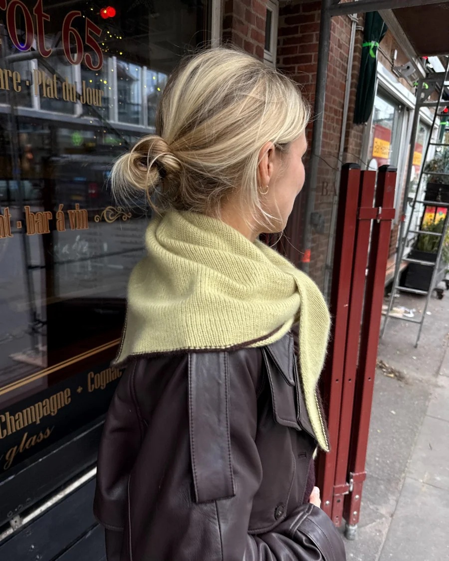 Sjaal - Natural Lama Fine - PetiteKnit - Uma Scarf