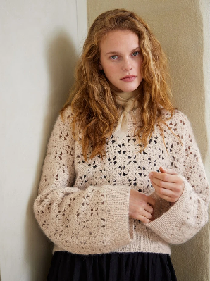 Trui - Tynn Peer Gynt - Sandnes Garn - Fleur Sweater