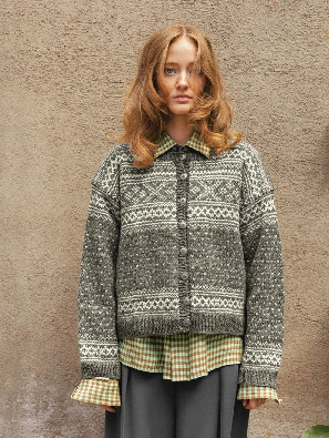 Vest - Peer Gynt -  Sandnes Garn - Setesdal Cardigan 2510_06