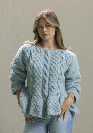 Trui - Baby Alpaca - Viking of Norway - Marianne Sweater Light Petrol 11-5A