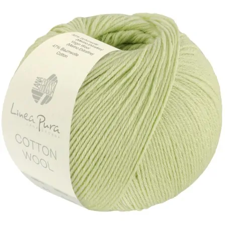 Lana Grossa Cotton Wool 025 Limettengrün