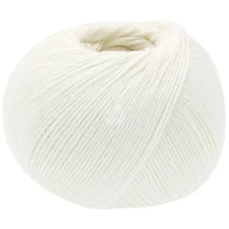 Lana Grossa Cotton Wool 011 Weiß